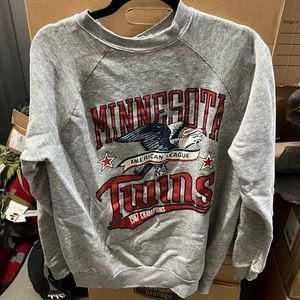 Vtg 1987 Minnesota Twins American League ALCS Champions Artex Sweatshirt Size XL